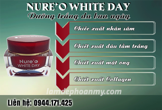 Thành phần Korian Beauty Nure'o White Day