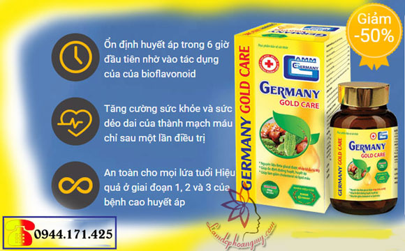 công dụng Germany Gold Care 