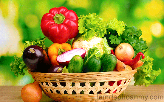Ăn nhiều rau củ cách tập tăng cơ giảm mỡ