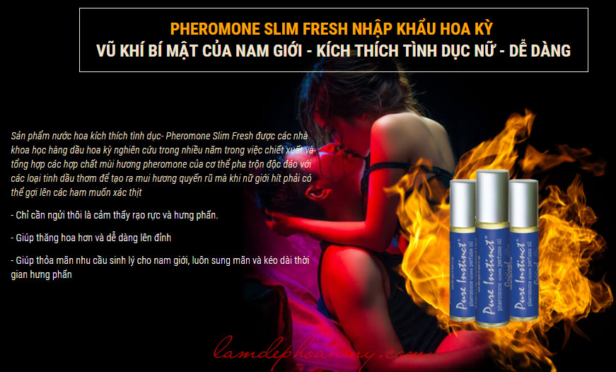 Công dụng Pheromone Slim Fresh