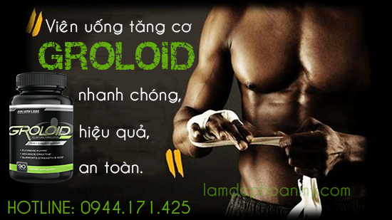 Groloid thực phẩm bổ sung cơ bắp